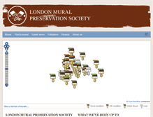 Tablet Screenshot of londonmuralpreservationsociety.com
